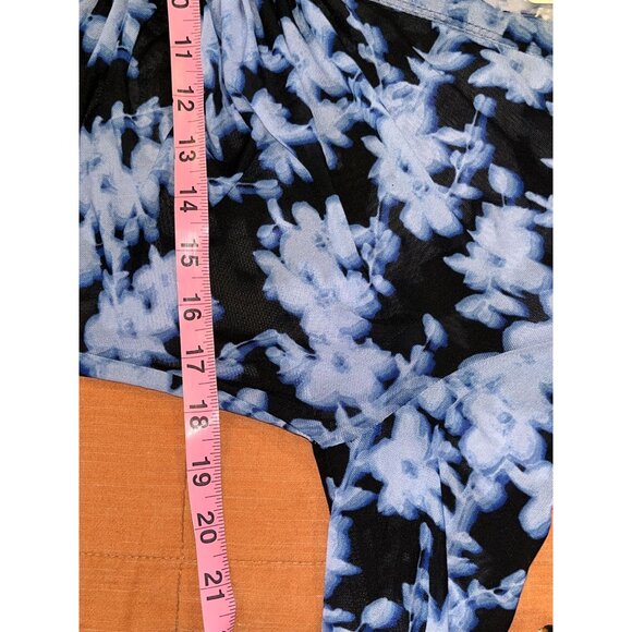 NWT Free People Onyx Indigo Combo Lucky Shirtee Womens size XL - Picture 10 of 12